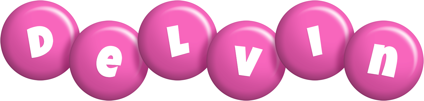 Delvin candy-pink logo