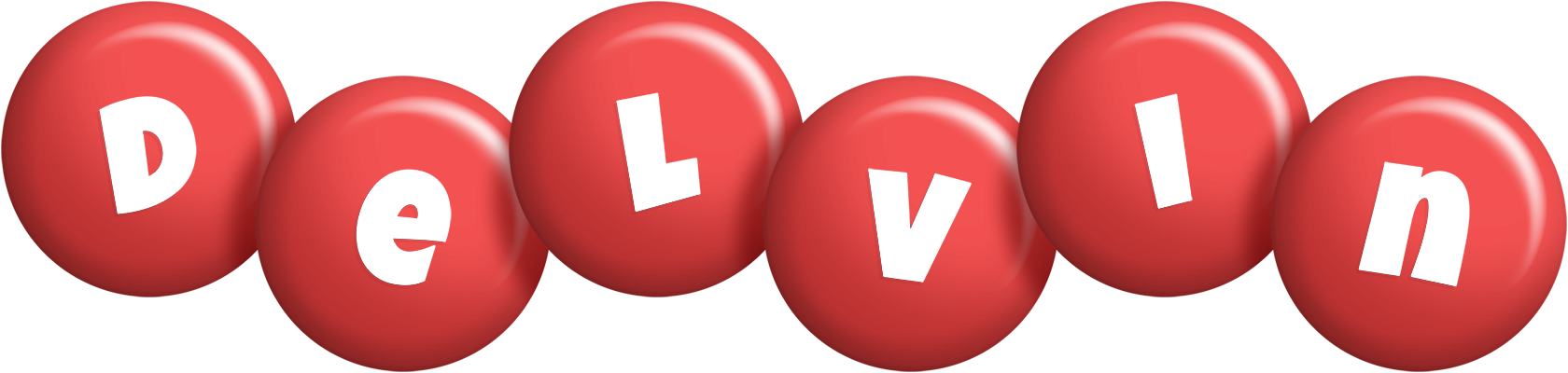 Delvin candy-red logo