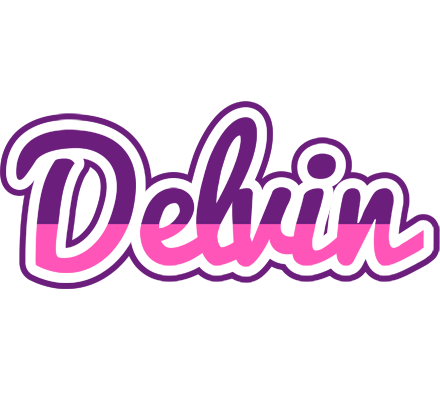 Delvin cheerful logo