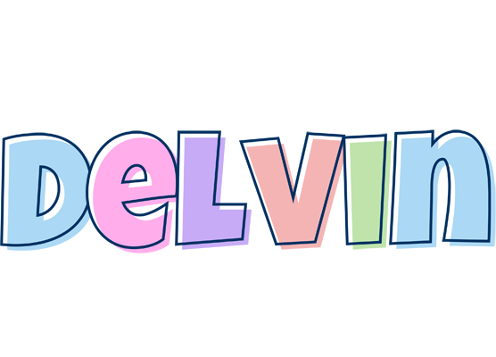 Delvin pastel logo