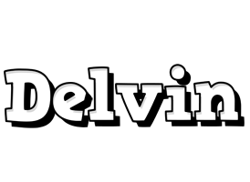 Delvin snowing logo