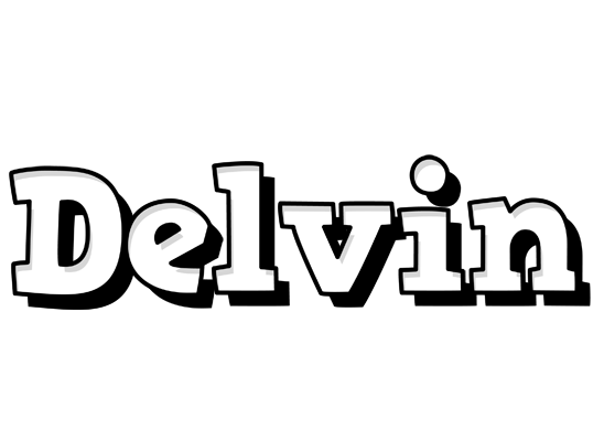 Delvin snowing logo