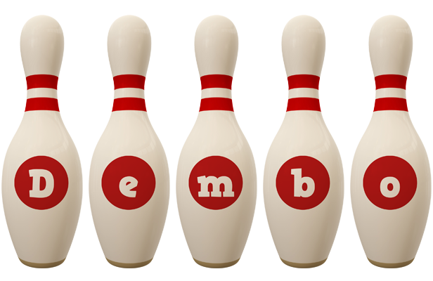 Dembo bowling-pin logo