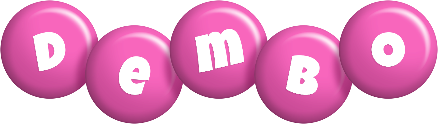 Dembo candy-pink logo