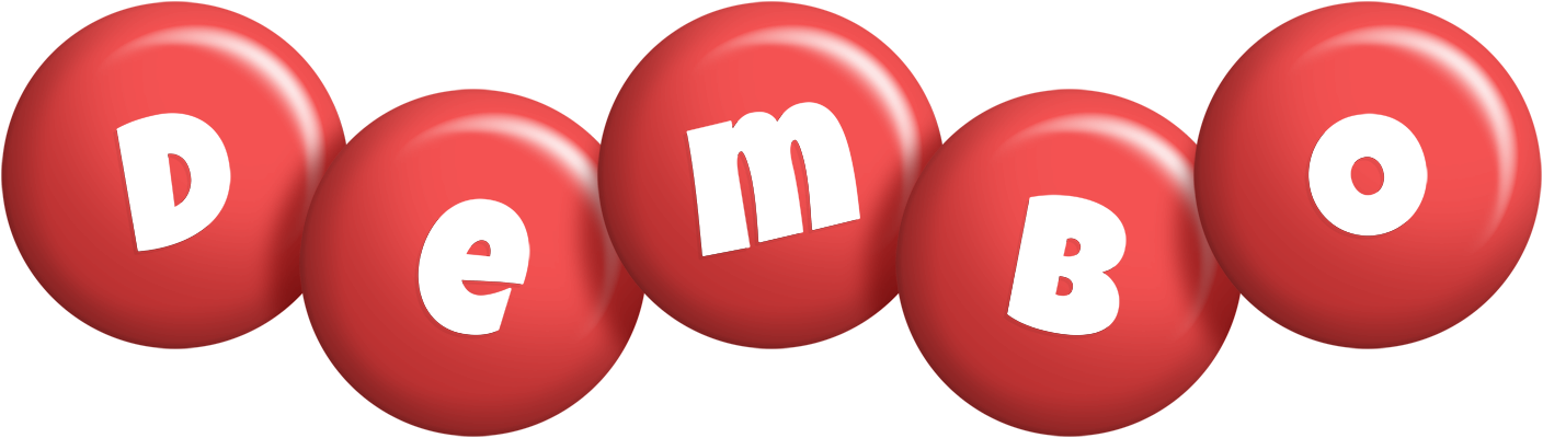 Dembo candy-red logo
