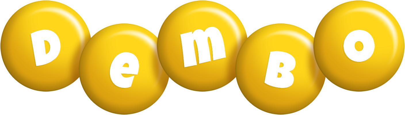 Dembo candy-yellow logo