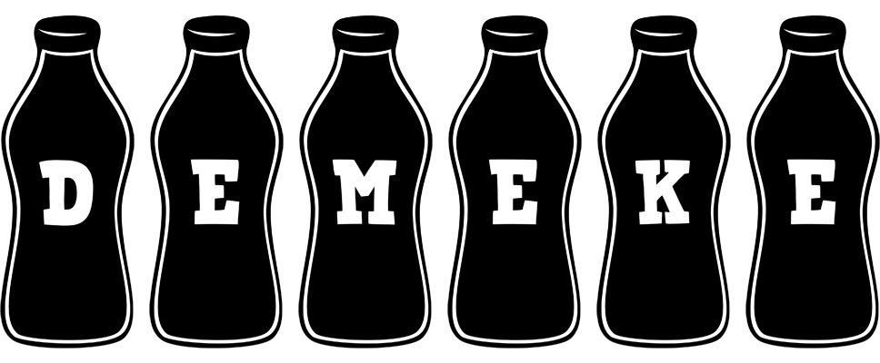Demeke bottle logo