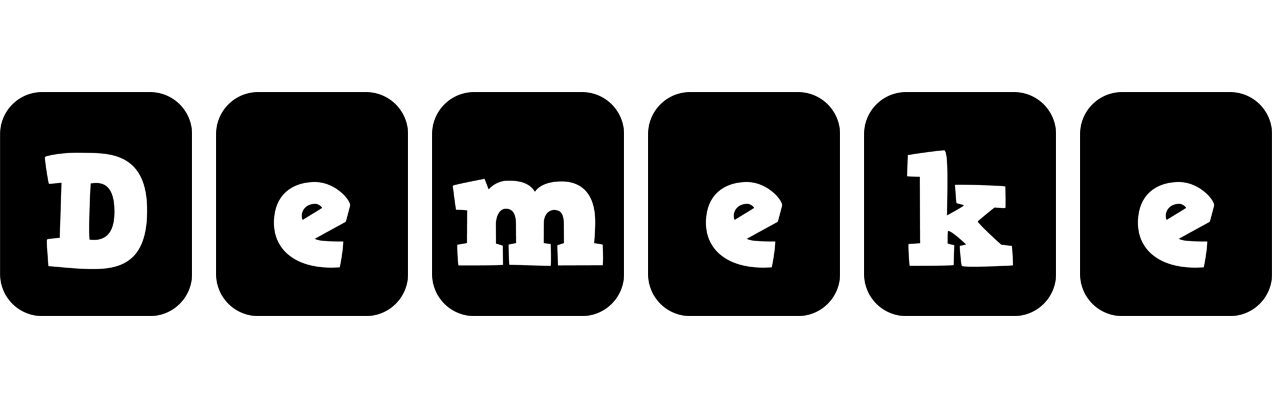 Demeke box logo
