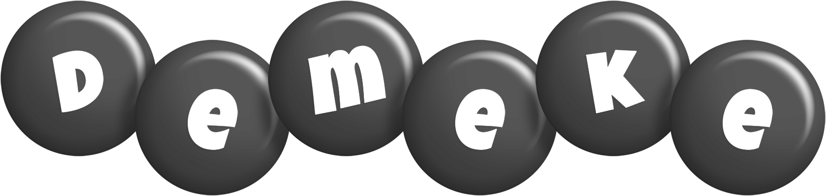 Demeke candy-black logo