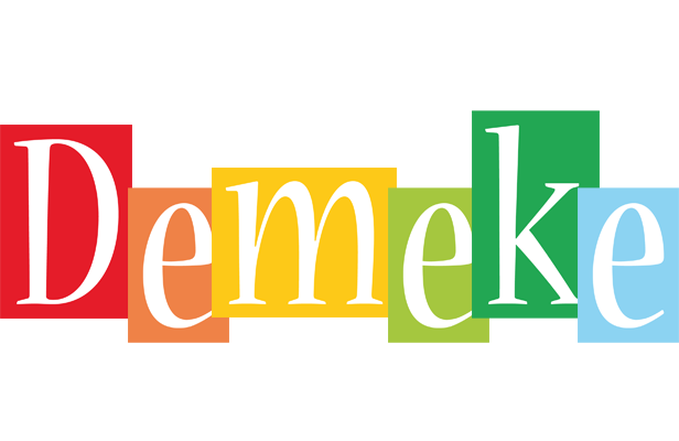 Demeke colors logo