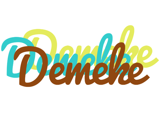 Demeke cupcake logo