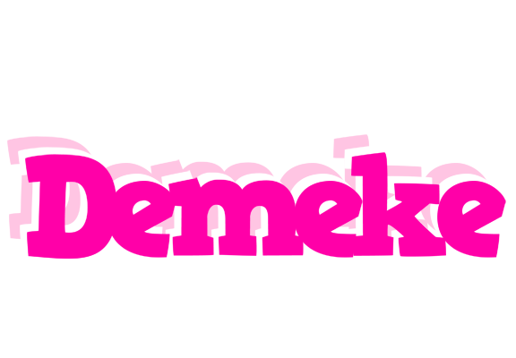 Demeke dancing logo