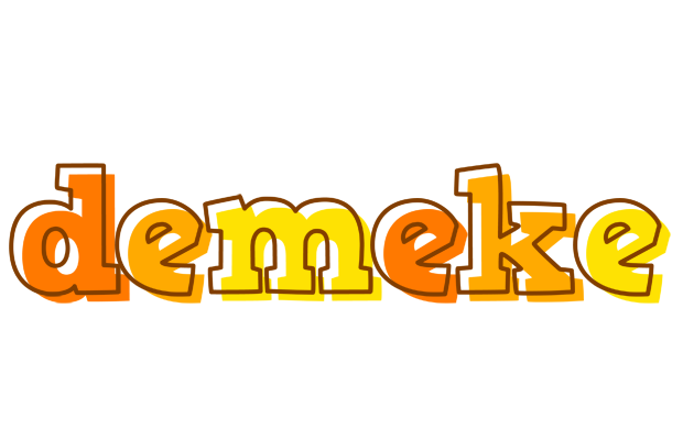 Demeke desert logo
