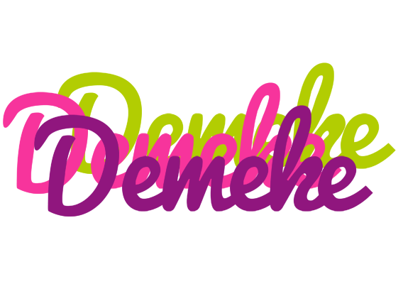 Demeke flowers logo