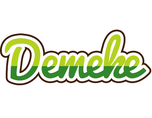 Demeke golfing logo