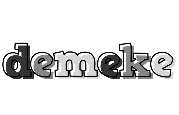 Demeke night logo