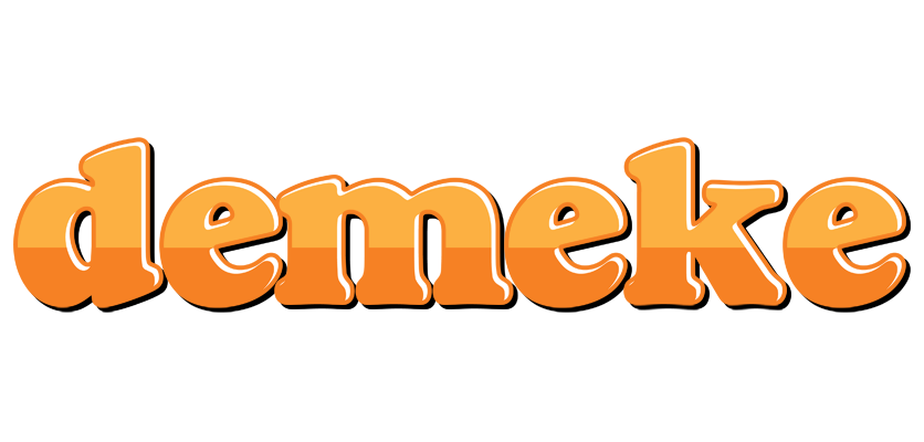 Demeke orange logo