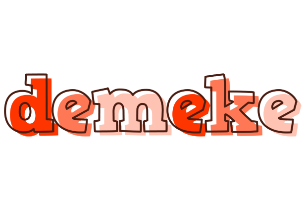 Demeke paint logo