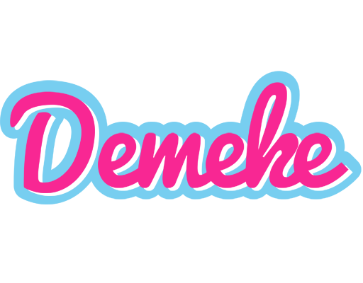 Demeke popstar logo