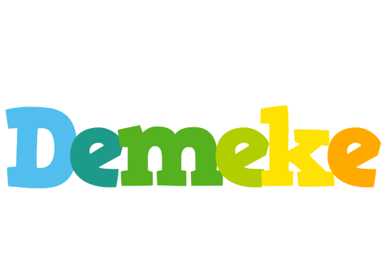 Demeke rainbows logo