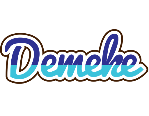 Demeke raining logo