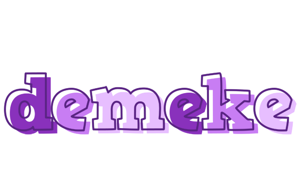 Demeke sensual logo