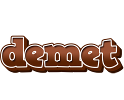 Demet brownie logo