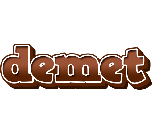 Demet brownie logo