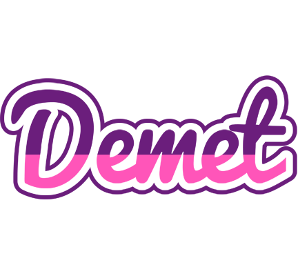 Demet cheerful logo