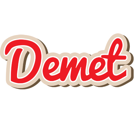 Demet chocolate logo