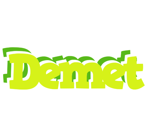 Demet citrus logo