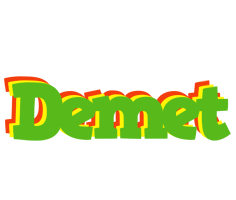 Demet crocodile logo