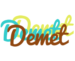 Demet cupcake logo