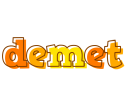 Demet desert logo