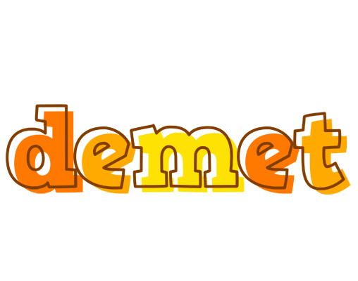 Demet desert logo