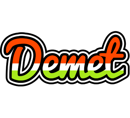 Demet exotic logo