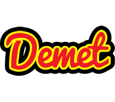 Demet fireman logo