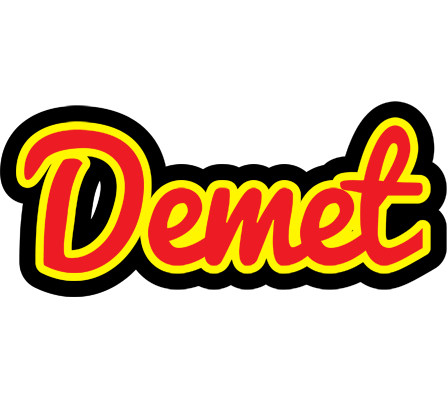 Demet fireman logo
