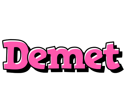 Demet girlish logo