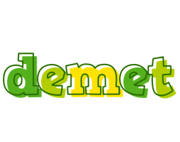 Demet juice logo