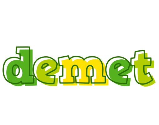 Demet juice logo