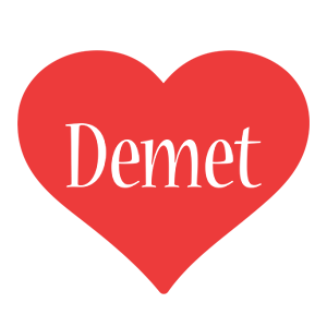 Demet love logo