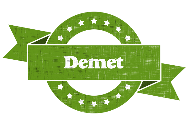 Demet natural logo