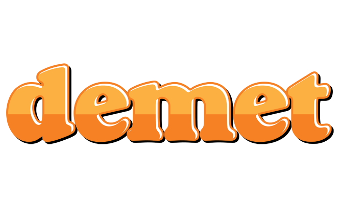 Demet orange logo
