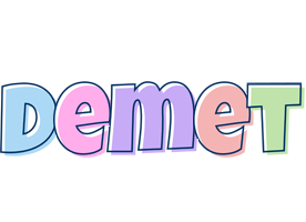 Demet pastel logo