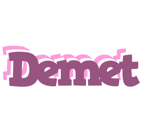Demet relaxing logo
