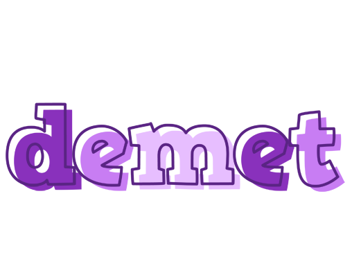 Demet sensual logo