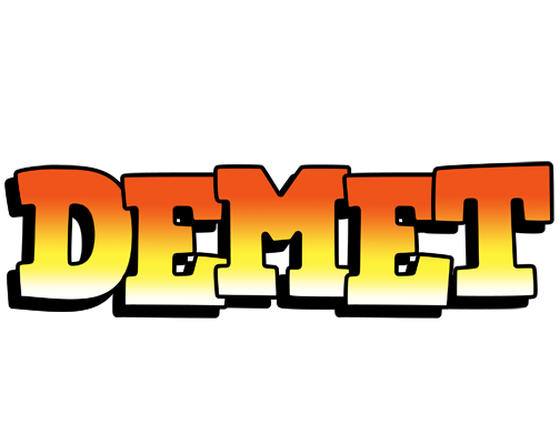 Demet sunset logo