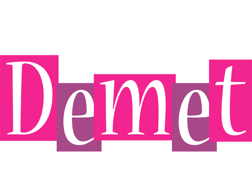 Demet whine logo
