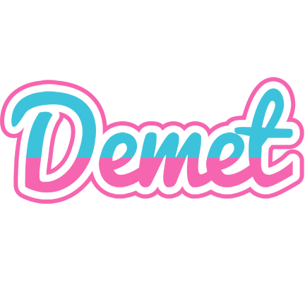 Demet woman logo